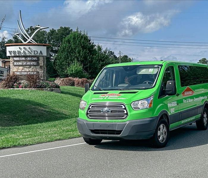 Local Servpro Van